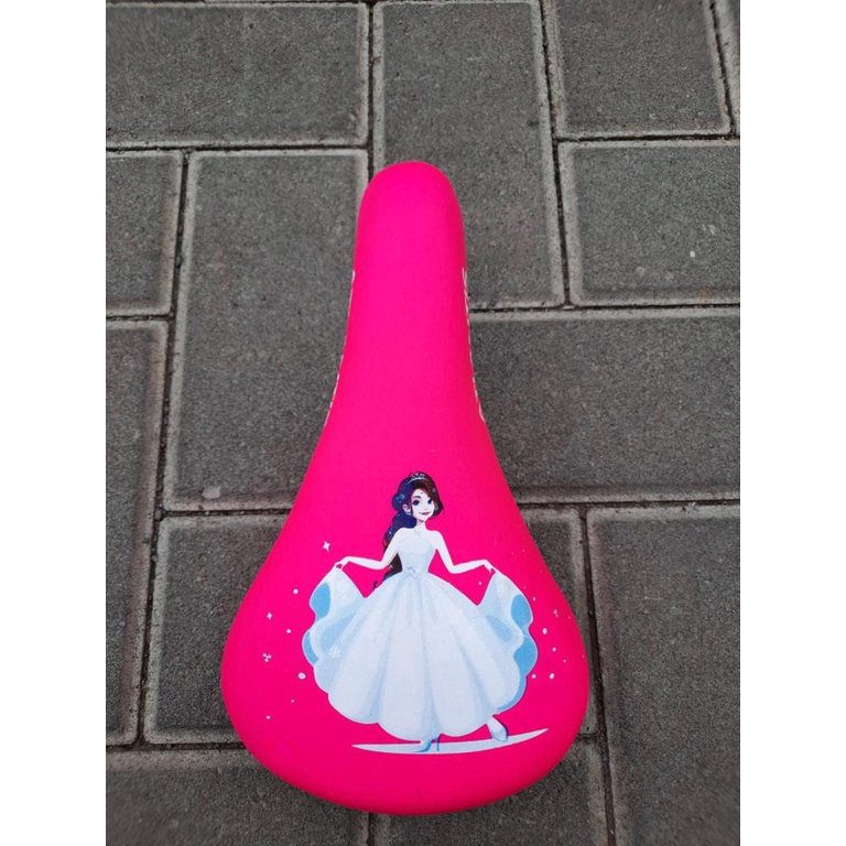 TERMURAH!!! Jok Sepeda Anak 12&quot; 16&quot; 18&quot; Motif Princess / ATLANTIS / Realpict