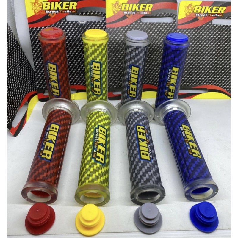 Sarung gas motor carbon karet (2pcs), Handfat motor variasi, hendgrip setang motor, hengdgrip carbon