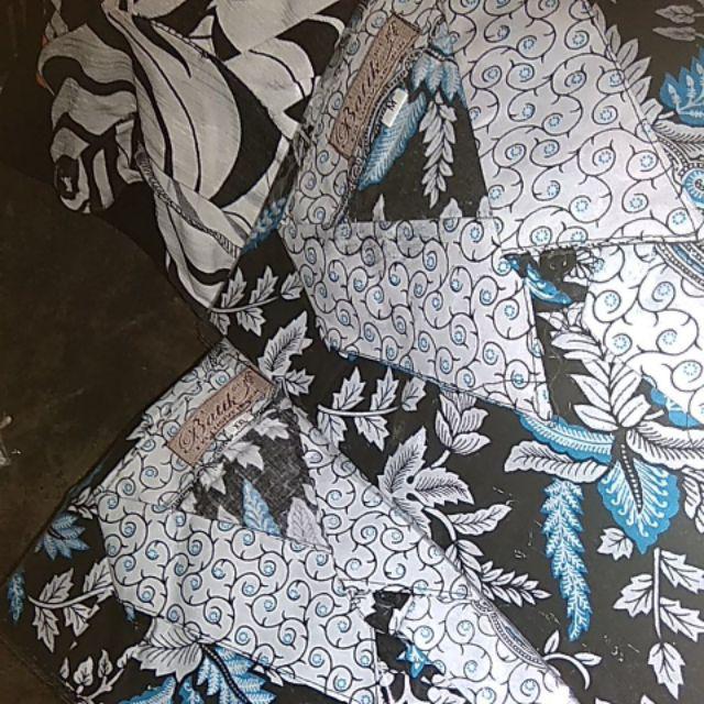 Kemeja Batik Pria Ppbtk07 Modern Lengan Pendeek Casual Modis Trendy Masa Kini M L Xl Asli Pekalongan