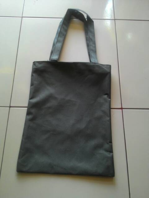 Totebag KANVAS POLOS |Tas totebag pria wanita kanvas ressleting ( COD BAYAR DITEMPAT )Pake Resleting