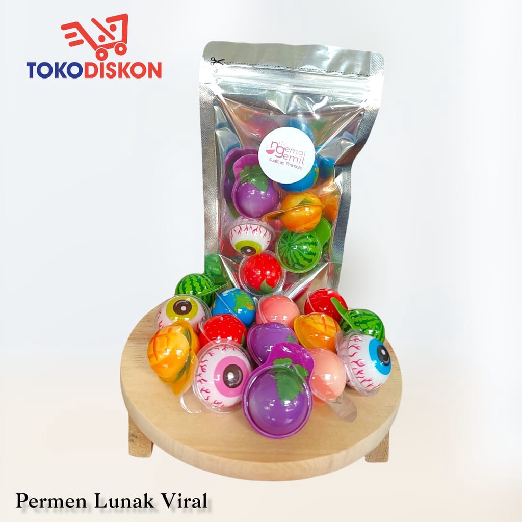 

Permen Lunak Viral - Jelly Kenyal Selai Aneka Rasa Buah Mixed // Premium