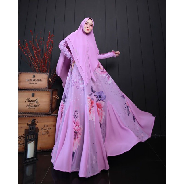 KAHIYANG Series syari elegan cantik by Eldeena Kanaya original