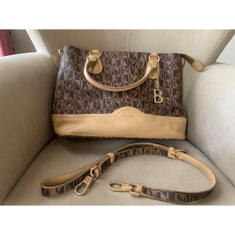 [PRELOVED] Bonia Monogram Shoulder Bag