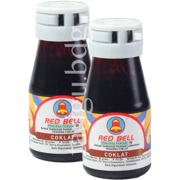 

Red Bell Pewarna Pangan Coklat 30gr RedBell Pewarna Makanan 30ml