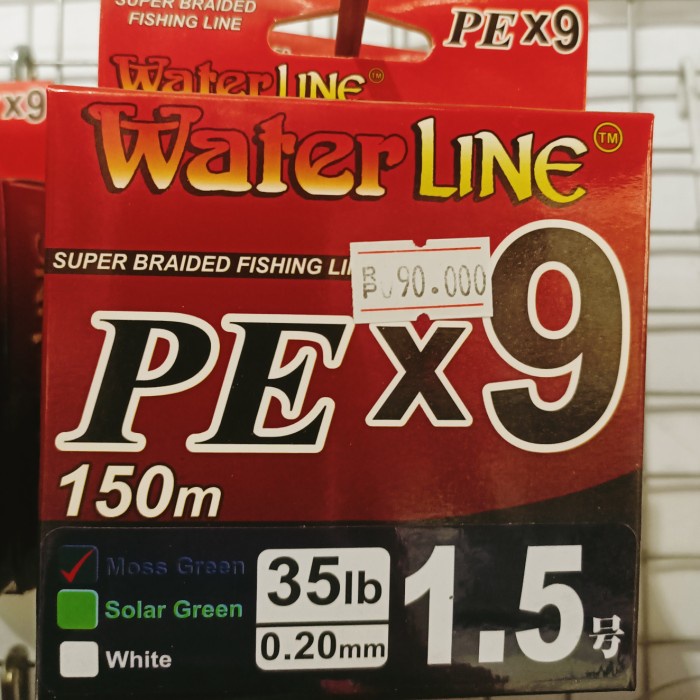 benang pe x 9 waterline 0.8 - pe 1.5