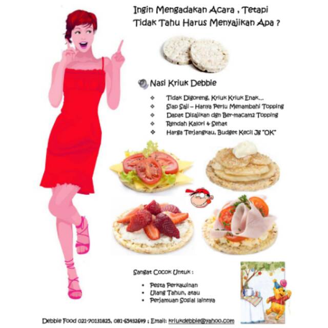 

Crepes Beras Siap Saji, Gluten-free - Tambahkan Topping Sesuai Selera