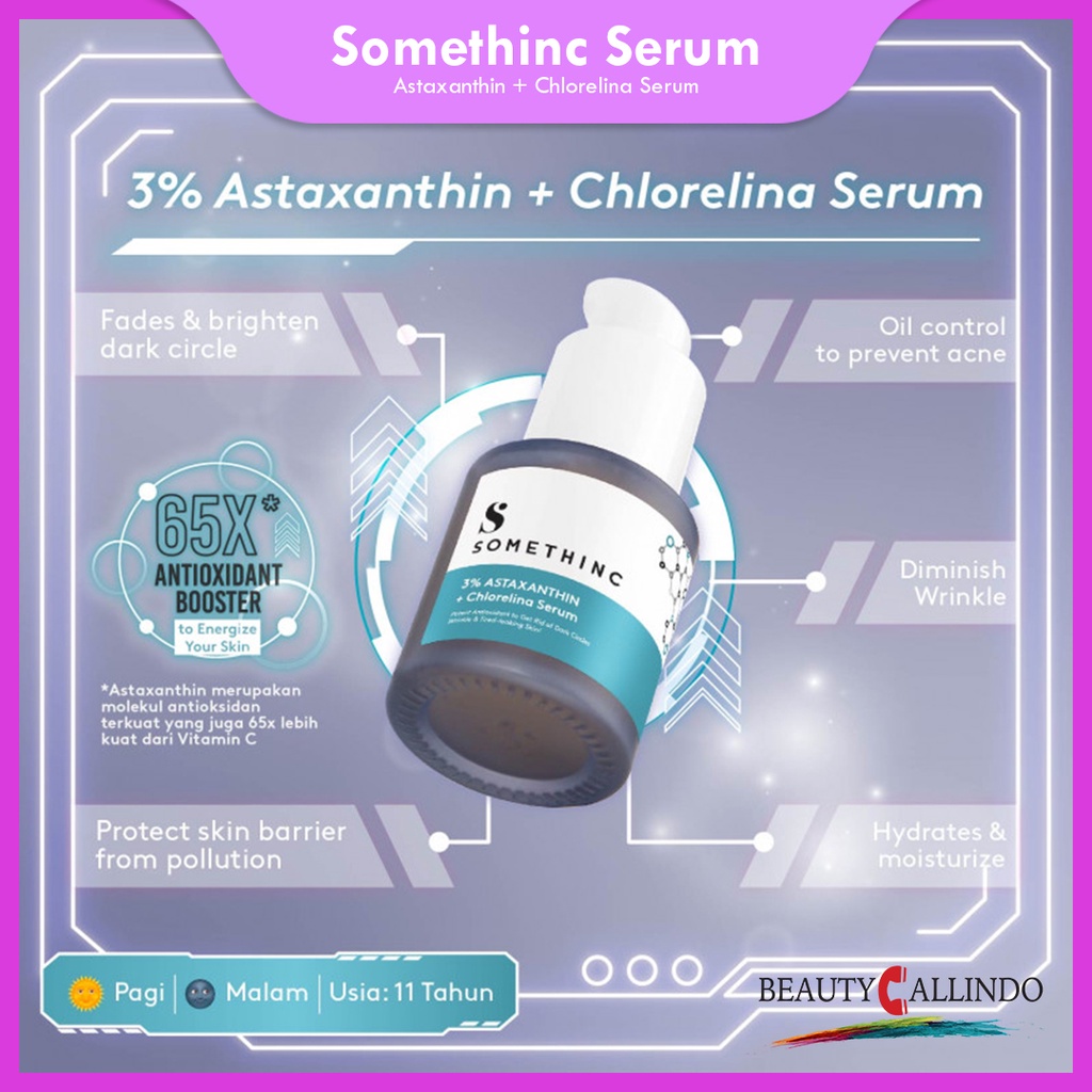 SOMETHINC Skin Solver Serum 3% Astaxanthin + Chlorelina Serum