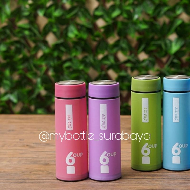 (MINIMAL ORDER 6PCS) Botol six oup logo kaca,tumbler six oup,botol six oup non box,botol kaktus