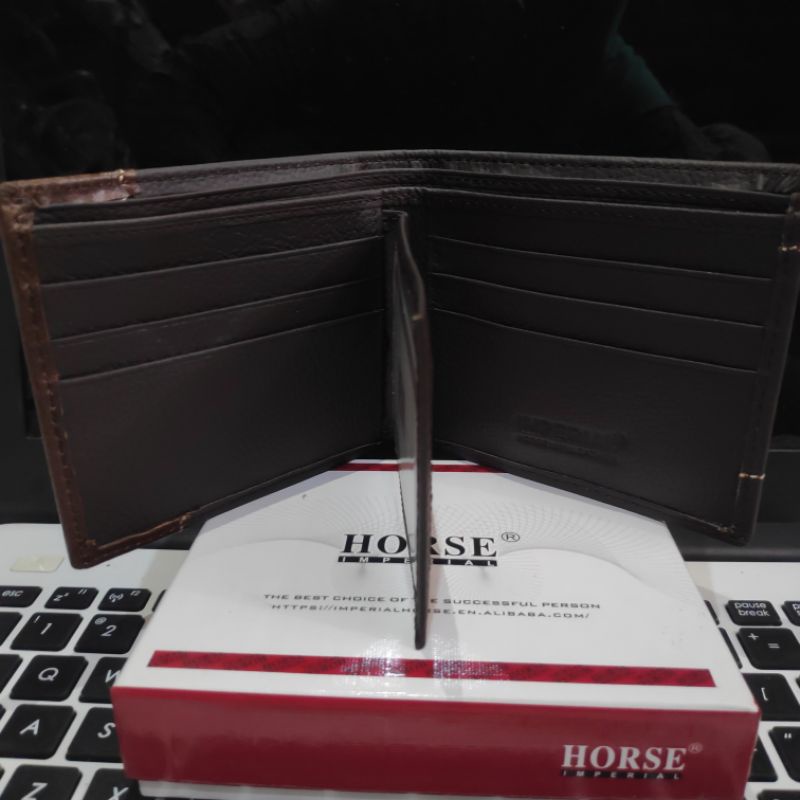 Dompet kulit pria kombinasi merk IMPERIAL HORSE