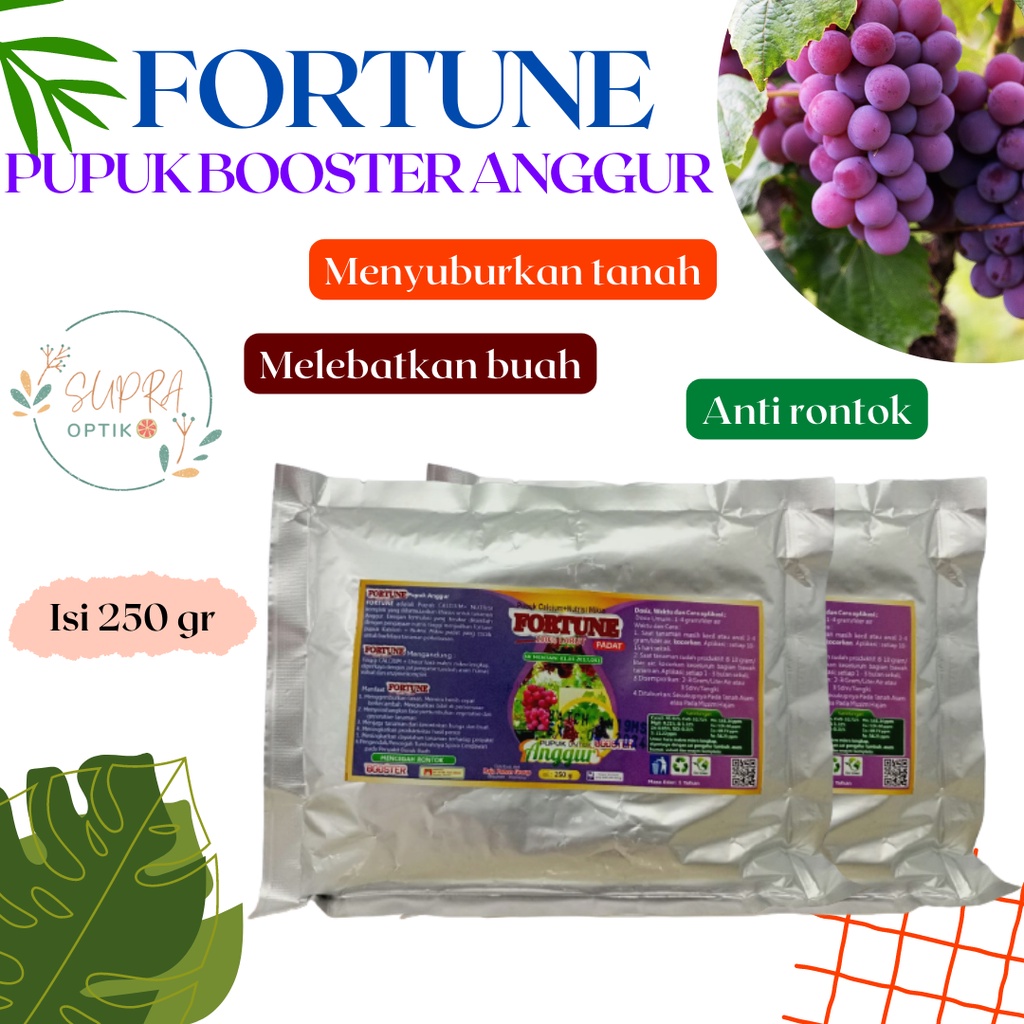 Pupuk Anggur Booster, Pupuk Penyubur Anggur Agar Cepat Berbuah Lebat