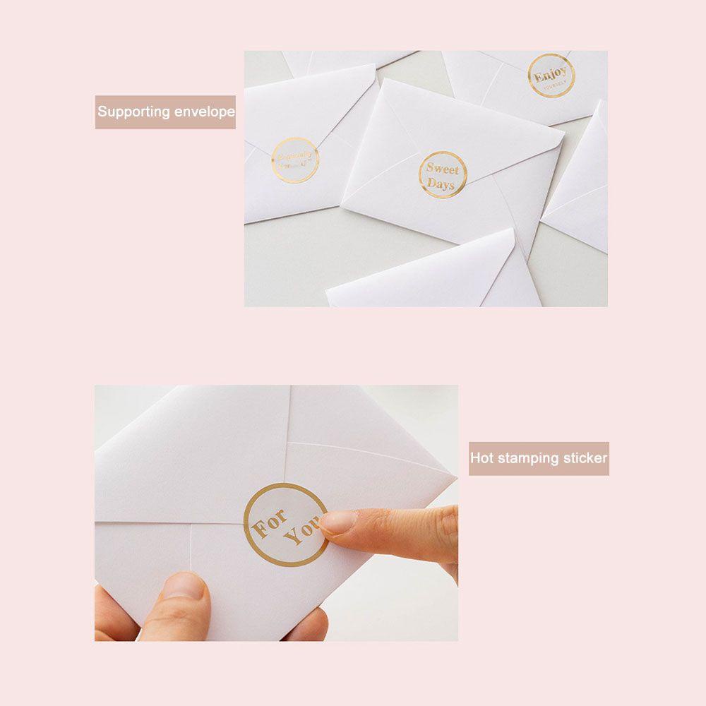 R-flower Greeting Card Simple Festival Hot Stamping Pesan Wisuda