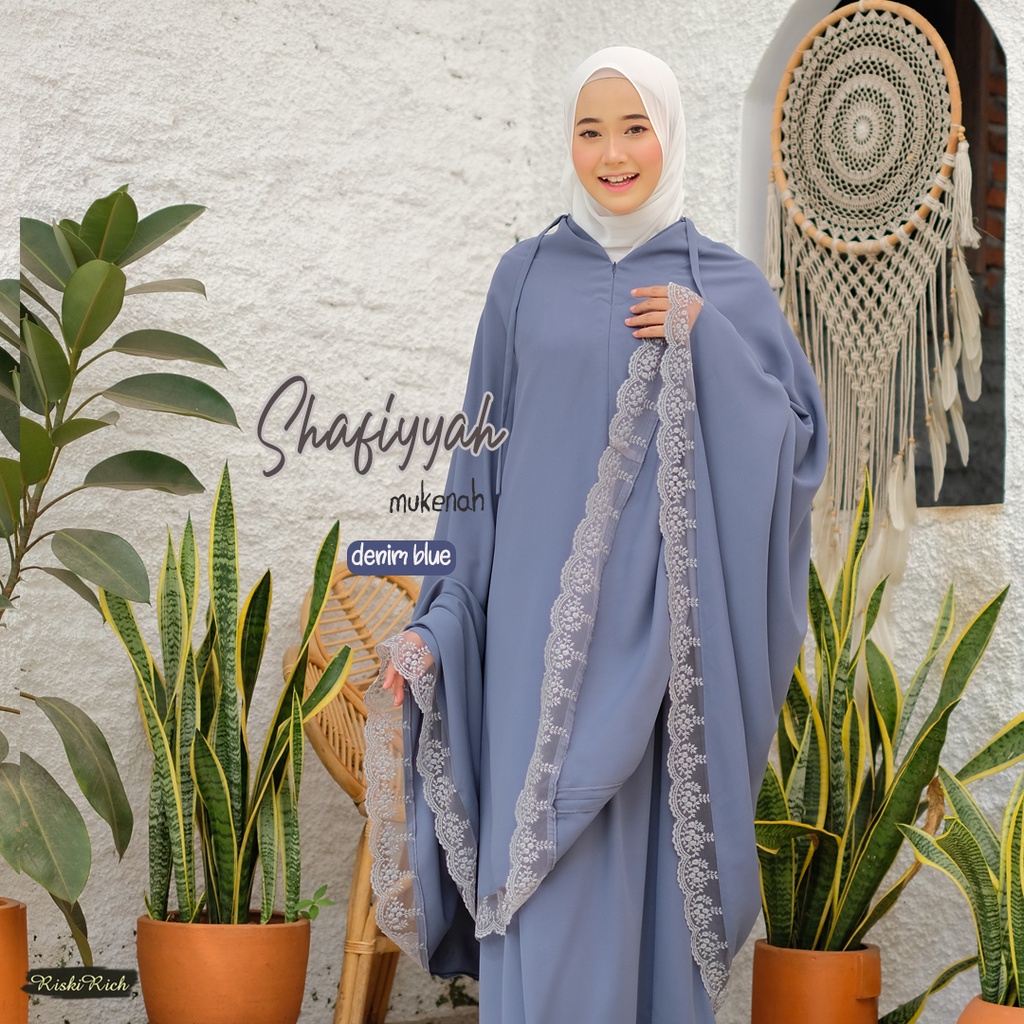 Shafiyyah - Mukenah Dewasa 2 in 1 bahan zanetha premium by Riskirich