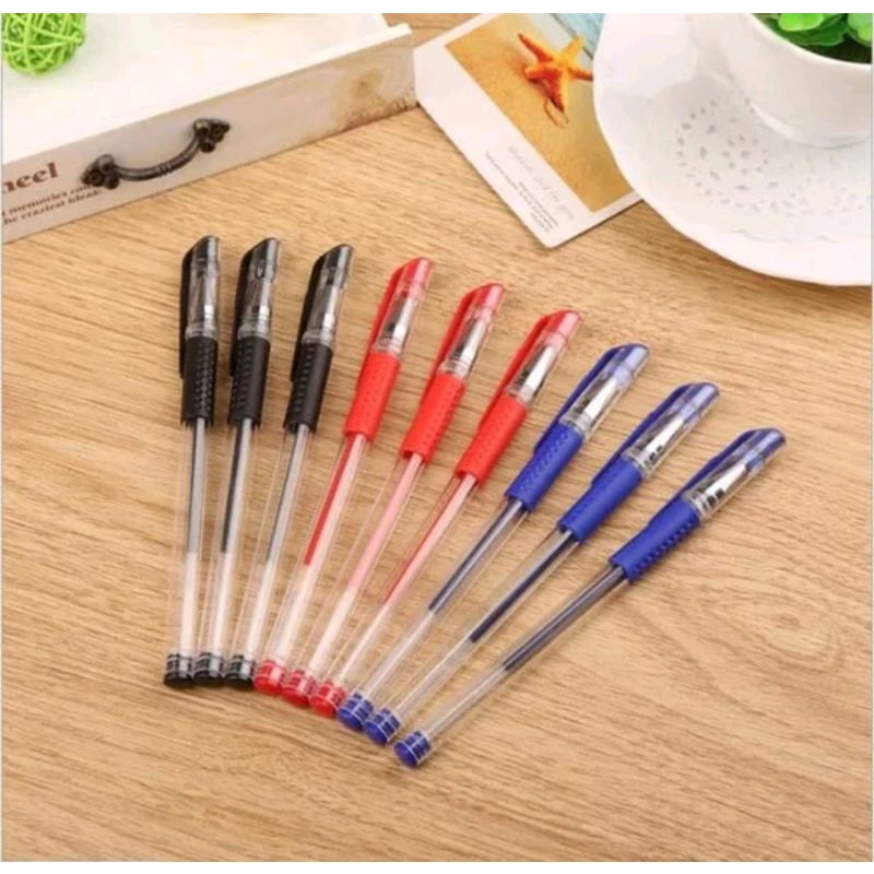 

Ballpoint Bolpen gel ink Pena 3 Warna tinta pilihan