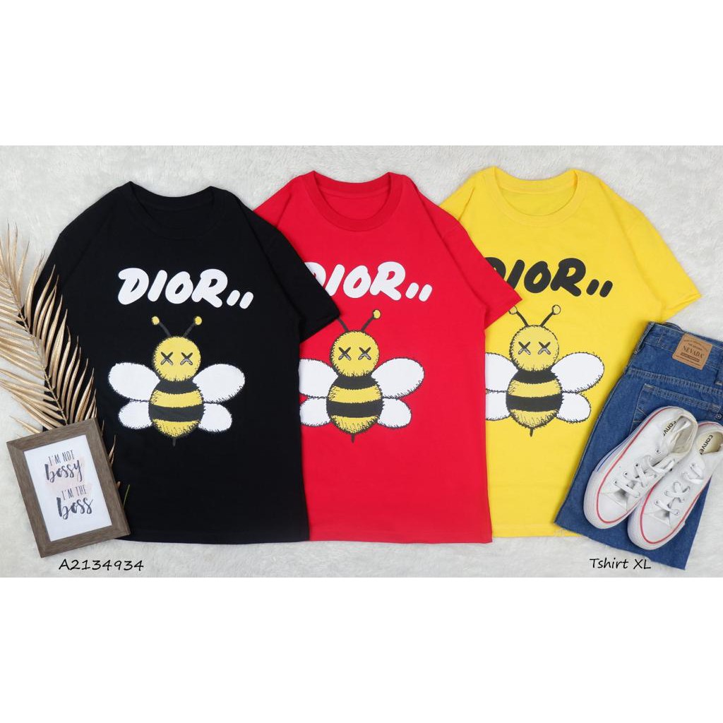 Atasan kaos cotton adem DI*r lebah