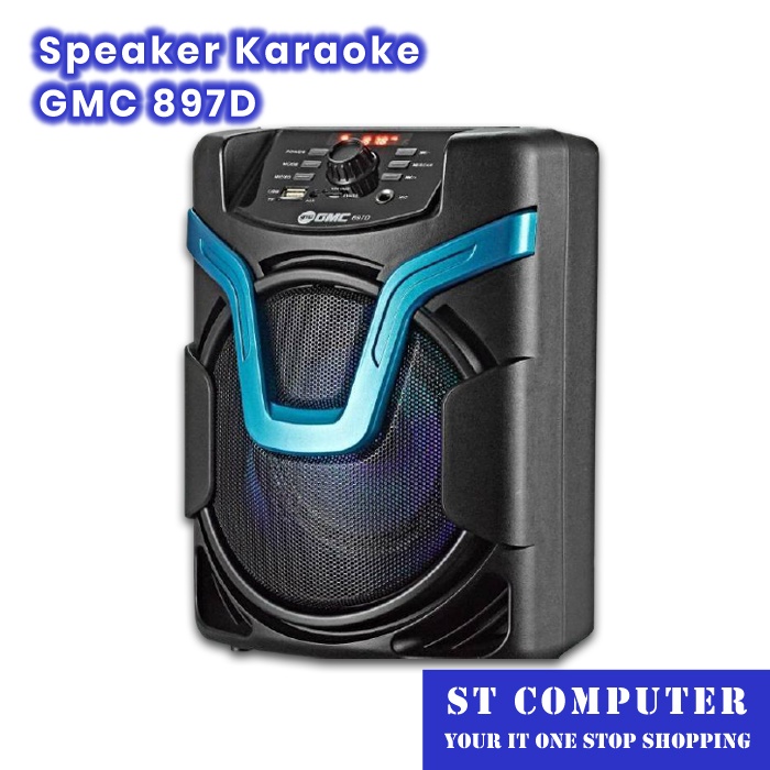 Jual Speaker Karaoke Bluetooth GMC 897D Shopee Indonesia