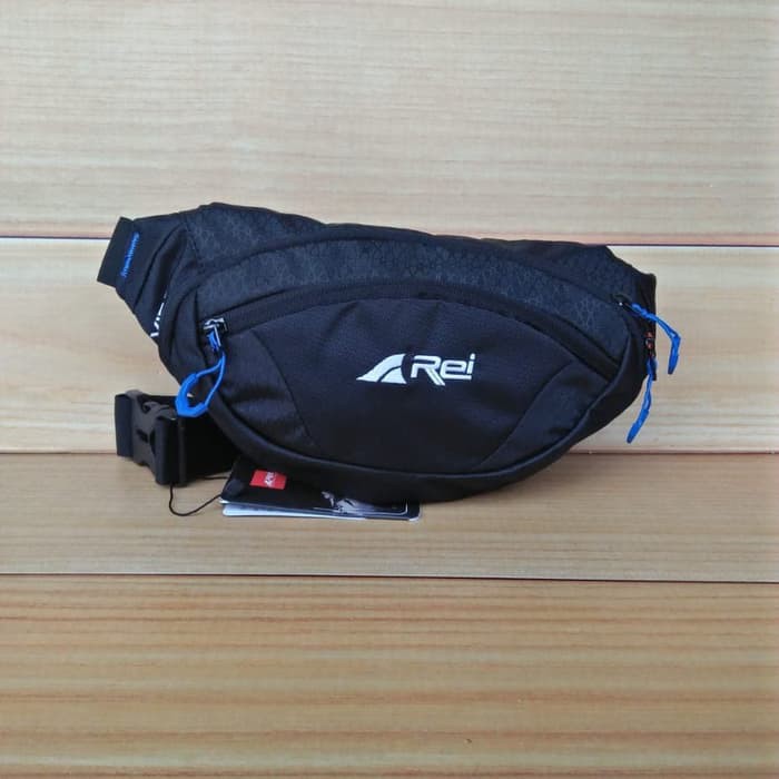 TAS PINGGANG REI 4227 VIPER BLACK BLUE - WAIST BAG REI Diskon
