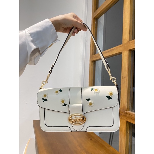 tas wanita . coach lily daisy kualitas premium bahan super halus