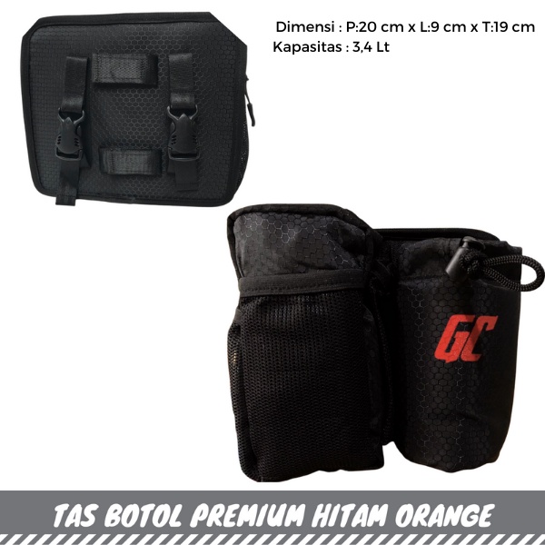 Tas sepeda Botol Ori Premium TSPOrange Plus Toolkit dan GedritSythLube