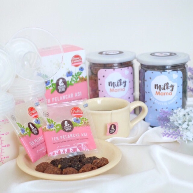 1/ 3 / 6 BOX Mamabear ASI booster tea / teh penambah pelancar ASI Mama Bear isi 20pcs FREE BUBBLE