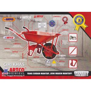 Gerobak Angkong Artco Grobak Proyek Gerobak Gerobak Pasir Artco Shopee Indonesia