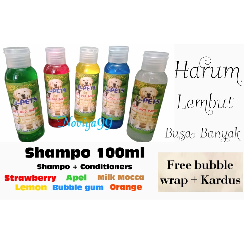 Grosir shampo kucing anjing &amp; kelinci 100 ml