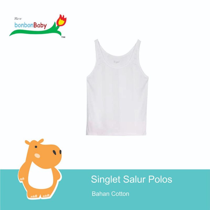 Boy London Singlet Kaos Dalam Anak Bayi Premium Super Tebal Salur Polos