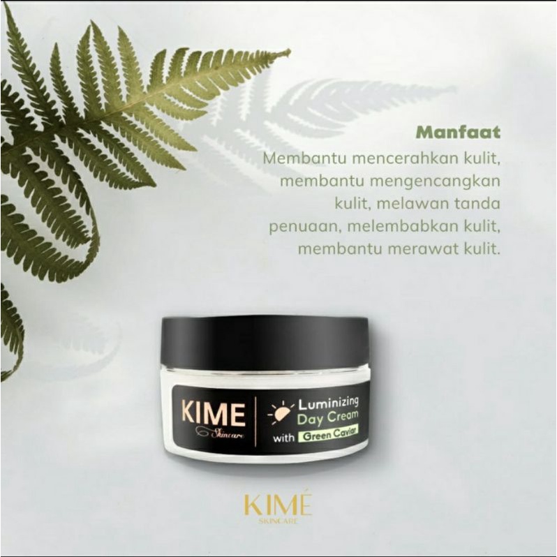 KIME SKINCARE LUMINIZING JEJU DAY CREAM , NIGHT CREAM &amp; CALMING CREAM