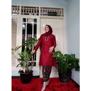 baju melayu wanita modern  1 stel size M-XL