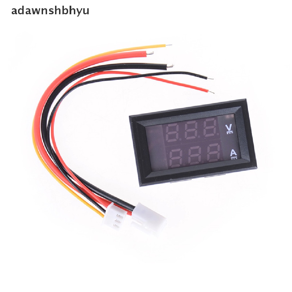 Adawnshbhyu DC 0-100V LED Mini Digital Voltmeter Volt Meter Pengukur Tegangan Panel Meter 3kabel