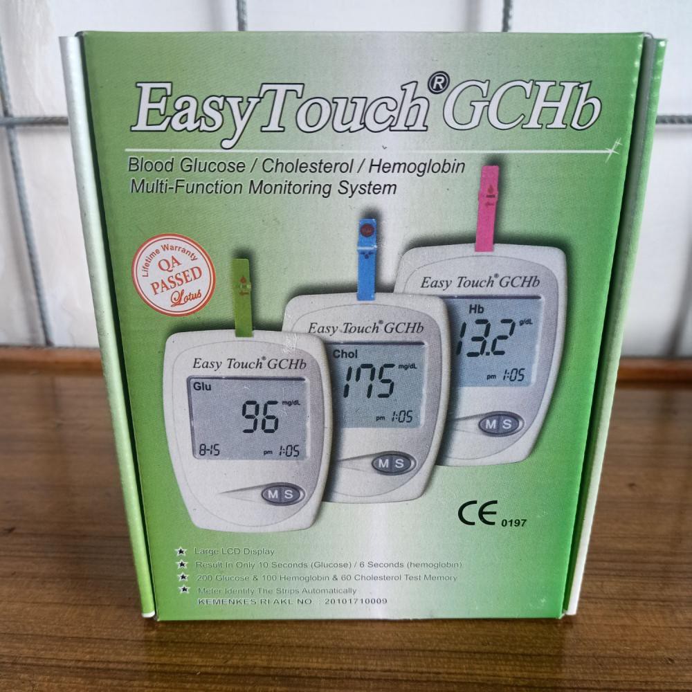 Alat Easy Touch GCHb / EasyTouch Glukosa Cholestrol Hemoglobin GCHb