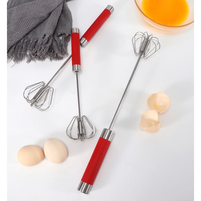 Kocokan telur hand whisker stainless semi otomatis murah whisk Ukuran Kecil