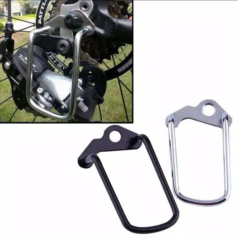 Penututup Pelindung Rear Derailleur RD Sepeda Protector Cover Guard bahan Besi