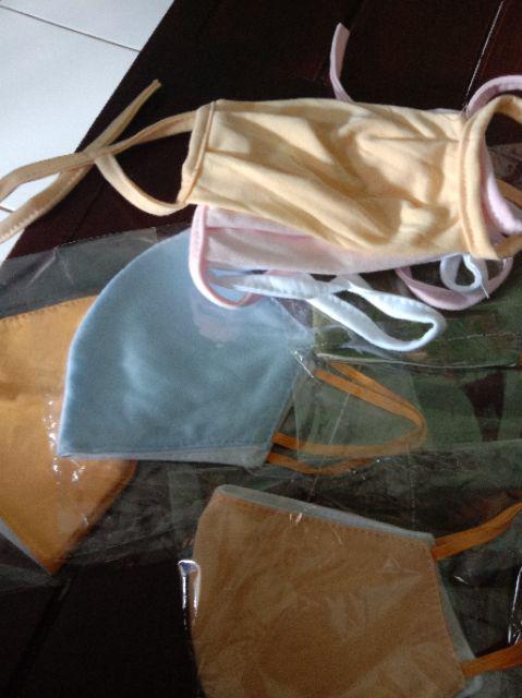 Masker Kain Anak Isi 3, 2 Ply, Bisa Diselip Tissue