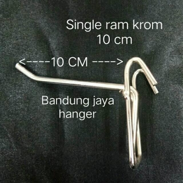 CANTOLAN DISPLAY / CANTOLAN RAM / AKSESORIS RAM /SINGLE RAM  10 CM CHROME STENLIS HARGA PER 1 BH