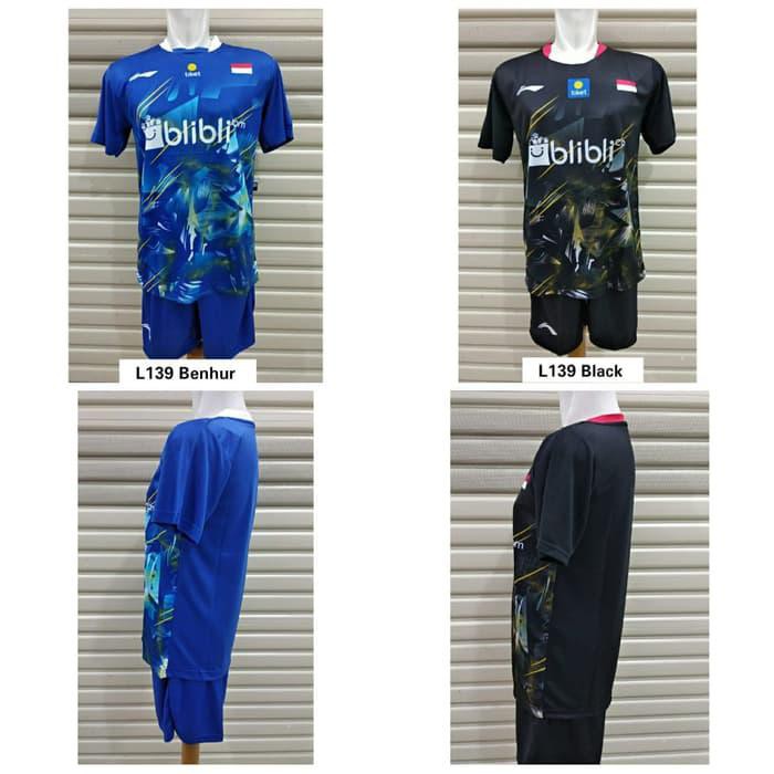 SETELAN JERSEY BADMINTON / BULUTANGKIS LINING L139