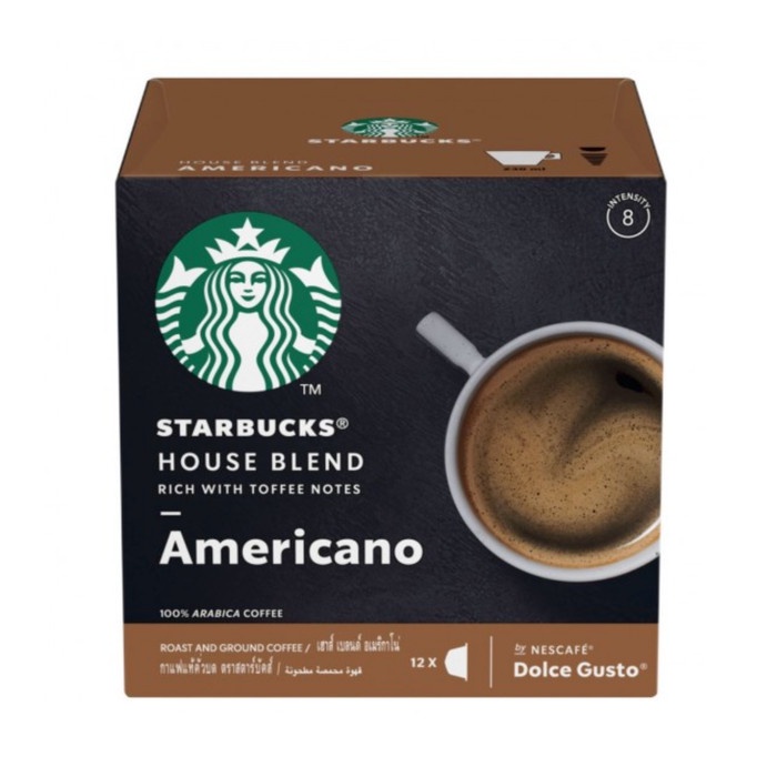 Dolce Gusto Starbucks House Blend Americano Coffee Capsules