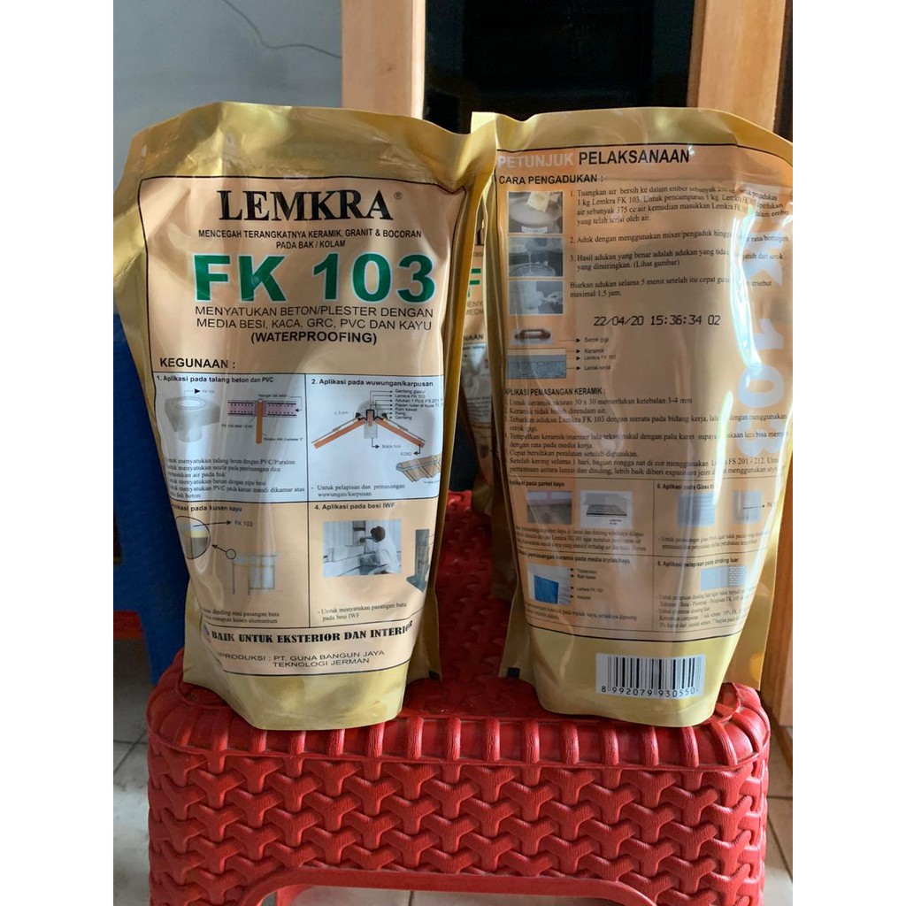 Jual Lemkra Waterproofing Amflex Fk 103 Grey 1kg Shopee Indonesia