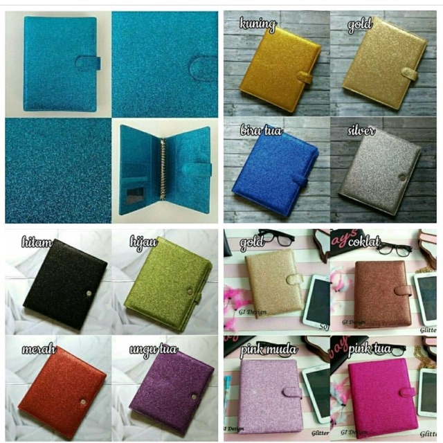 

BINDER GLITTER MURAH 26ring