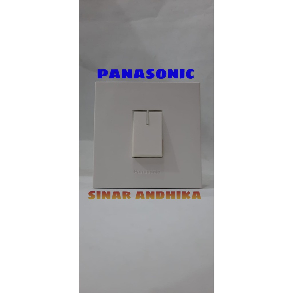 SAKLAR ENGKEL KECIL PUTIH ECO B STYLE E PANASONIC WESJ 78019W+WESJ 5931