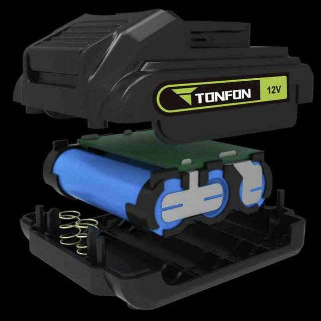 Tonfon Wireless Electric Cordless Power Drill Bor Listrik Wireless Tanpa Kabel 12V