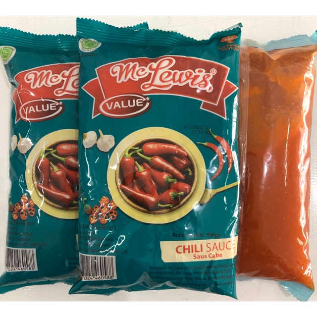 

Mclewis Saos Sambal value pack 1kg