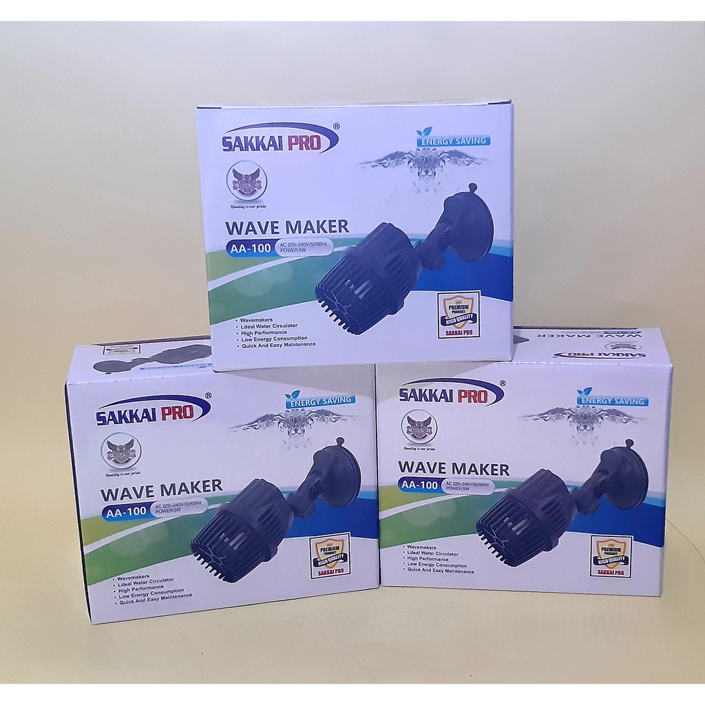 wave maker mesin celup ombak aquarium SAKKAI PRO AA100 AA200