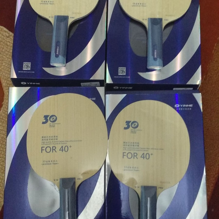 KAYU BAT BET TENIS MEJA PINGPONG YINHE V14 PRO ST handle