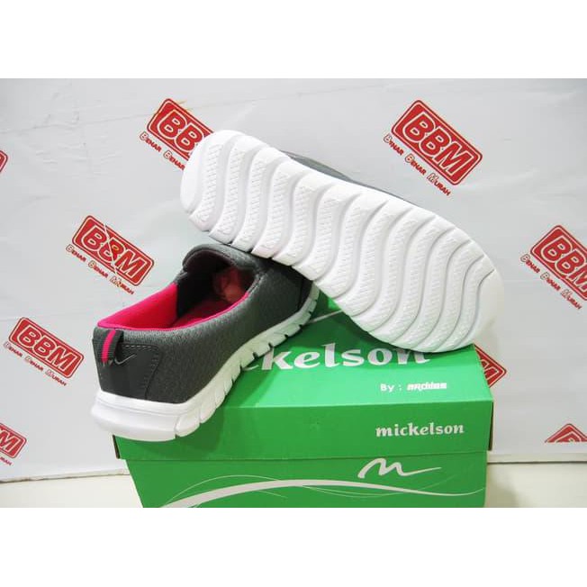 NEW ARDILES MICKELSON LIVVI - SEPATU WANITA SANTAI SEKOLAH KERJA - ABU2/PI FREE ONGKIR