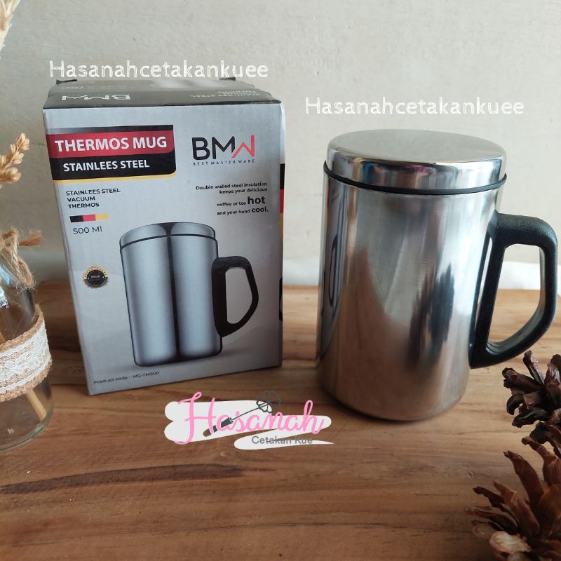 BMW Kitchen Ware - Cangkir Gelas Mug Minum Thermos Air Panas Dingin