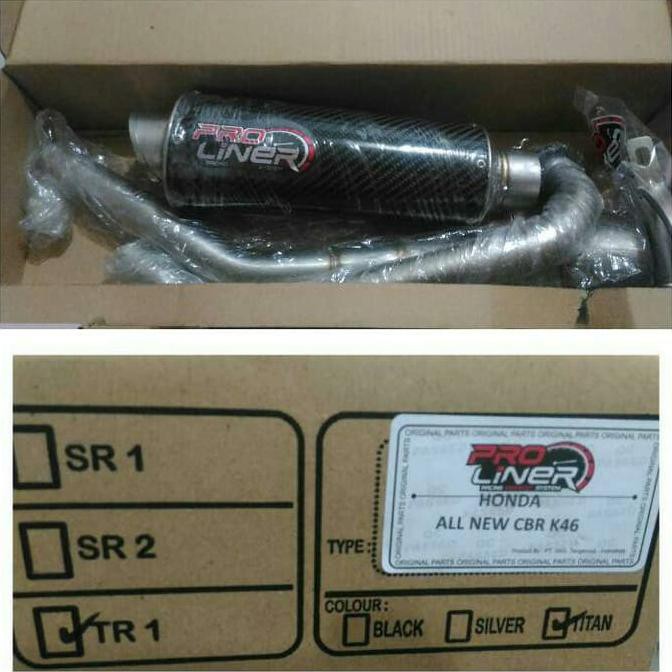 knalpot proliner new cbr k46 2016 carbon long