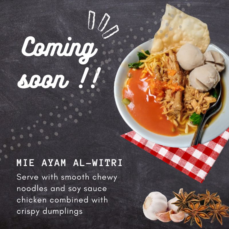 

Mie Ayam Frozen al-witri / Mie Ayam halal Frozen Food
