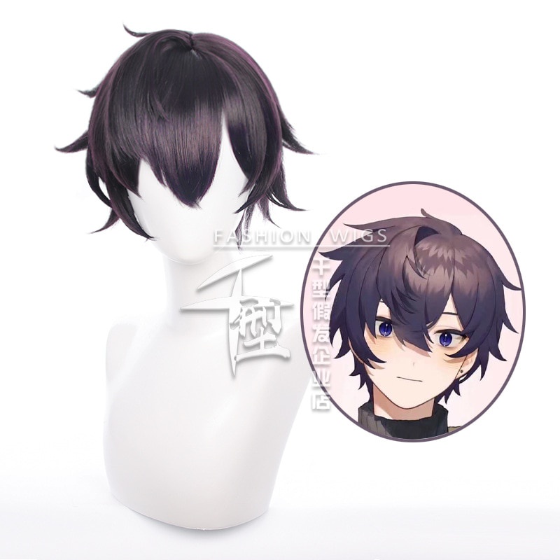 PREORDER Anime Hololive Shxtou Cosplay Wigs Mix Color Heat Resistant Shoto Gradient Synthetic Wig Ha