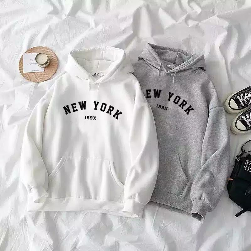 NY 199X SWEATER HOODIE WANITA PRIA KEKINIAN TERMURAH