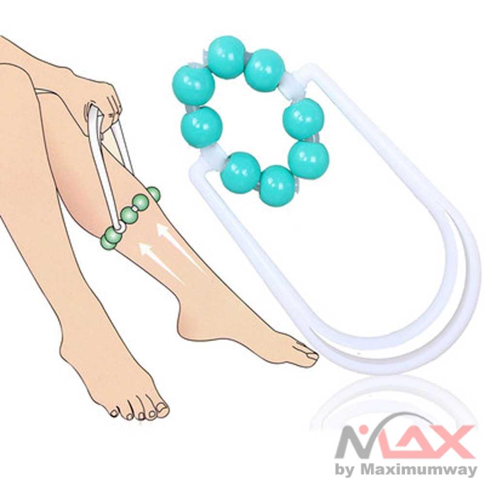 KONGDY Alat Pijat Betis Kaki Fat Burner Slim Leg Roll Relax Massager Warna Putih